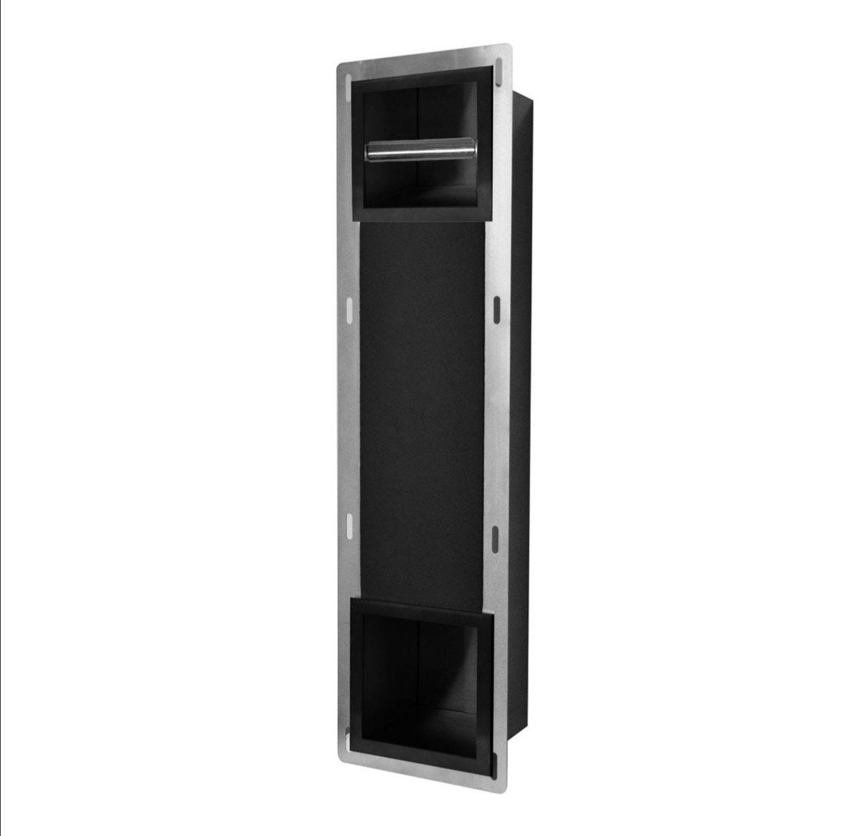 2x Wiesbaden inbouw-toiletrolhouder mat zw, Nieuw, Ophalen, Toilet-accessoire, Overige merken