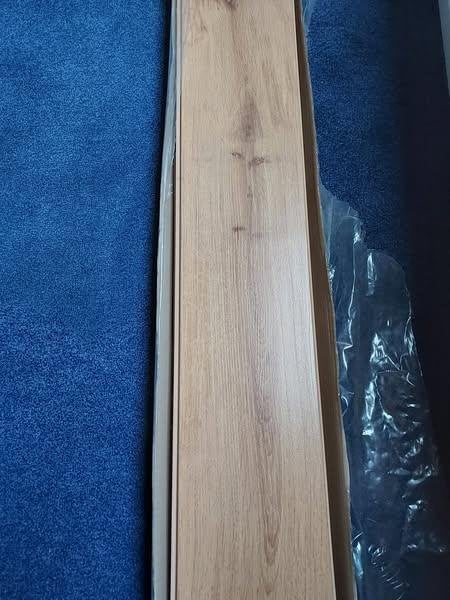 7 planken laminaat 126,5 cm x 19 cm. Licht eiken, Ophalen, 50 tot 150 cm, Nieuw, Minder dan 5 m²