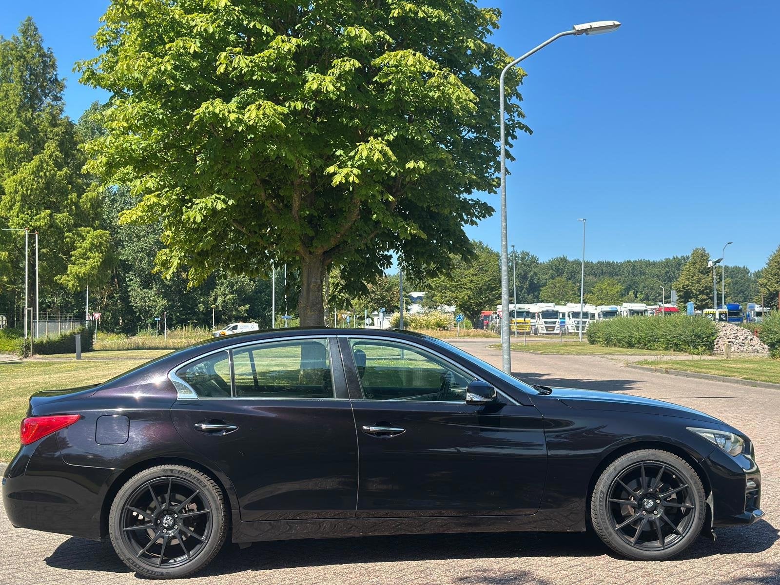 Infiniti Q50 2.2d Sport/AUTOMAAT/AIRCO/ELEK STOELEN/KEYLESS/, Auto's, Automaat, Euro 5, Achterwielaandrijving, Gebruikt