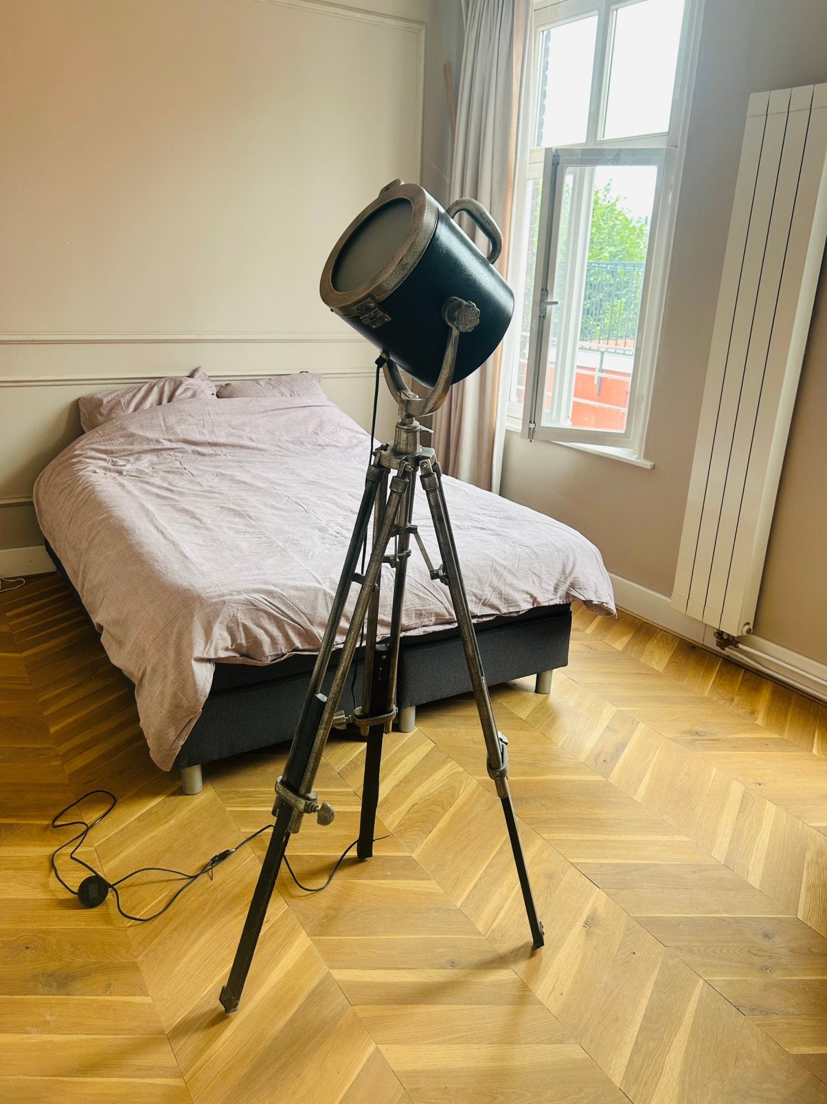 Statief lamp, Gebruikt, 100 tot 150 cm, Ophalen of Verzenden, Landelijk