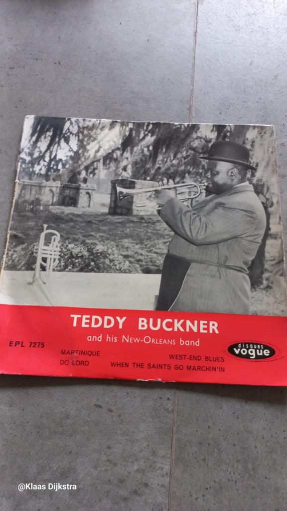 Teddy Buckner and his New-Orleans band EP - Martinique, Cd's en Dvd's, Ophalen of Verzenden, Gebruikt, Jazz