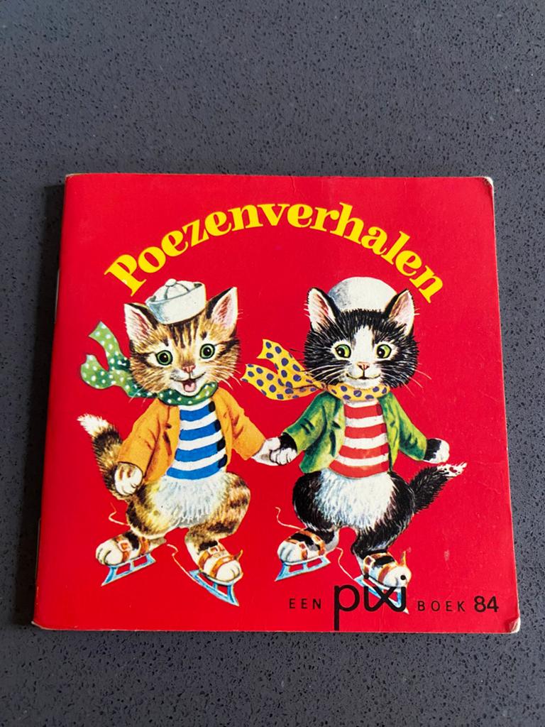 Vintage Pixi Boek nr 84 - Poezeverhalen - 1e druk 1976, Boeken, Kinderboeken | Kleuters, Ophalen of Verzenden, Gelezen
