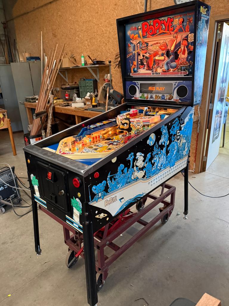 Flipperkast Williams Popeye, Verzamelen, Automaten | Flipperkasten, Gebruikt, Dot-matrix, Flipperkast, Williams, Ophalen