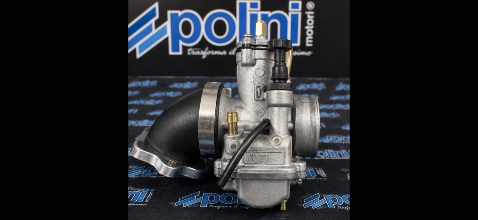 Polini CP21 carburateur + 360 spruitstuk | Zeer nette staat, Ophalen of Verzenden, Nieuw