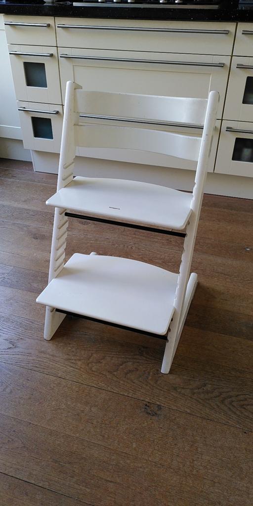 Stokke Tripp Trapp kinderstoel. In hoogte verstelbaar, Kinderen en Baby's, Kinderstoelen, Ophalen, Gebruikt, Meegroeistoel