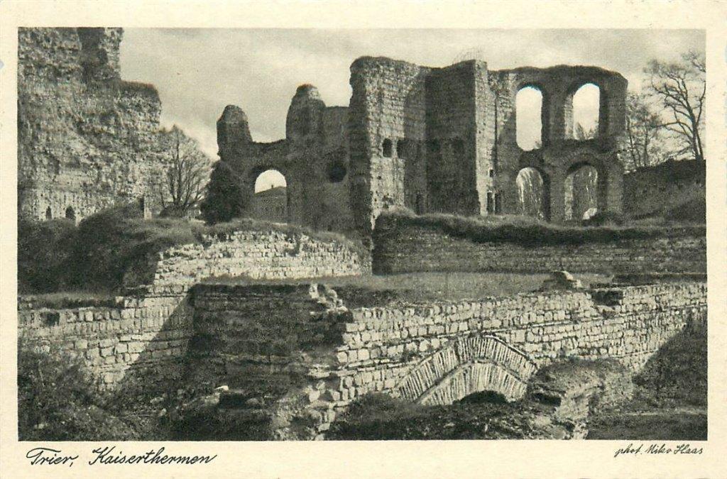 701-411-013 Trier Kaiserthermen, Verzenden, Voor 1920, Duitsland