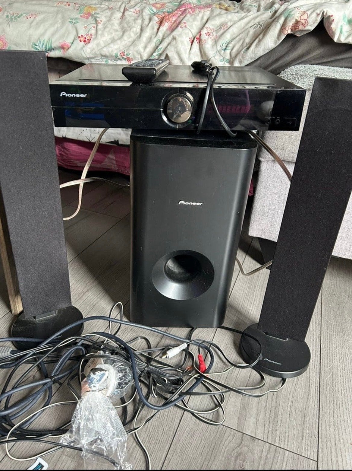 Pioneer Home Cinema Set met DVD-speler en 2.1 Luidsprekers, Ophalen, Gebruikt, 2.1-systeem, Pioneer