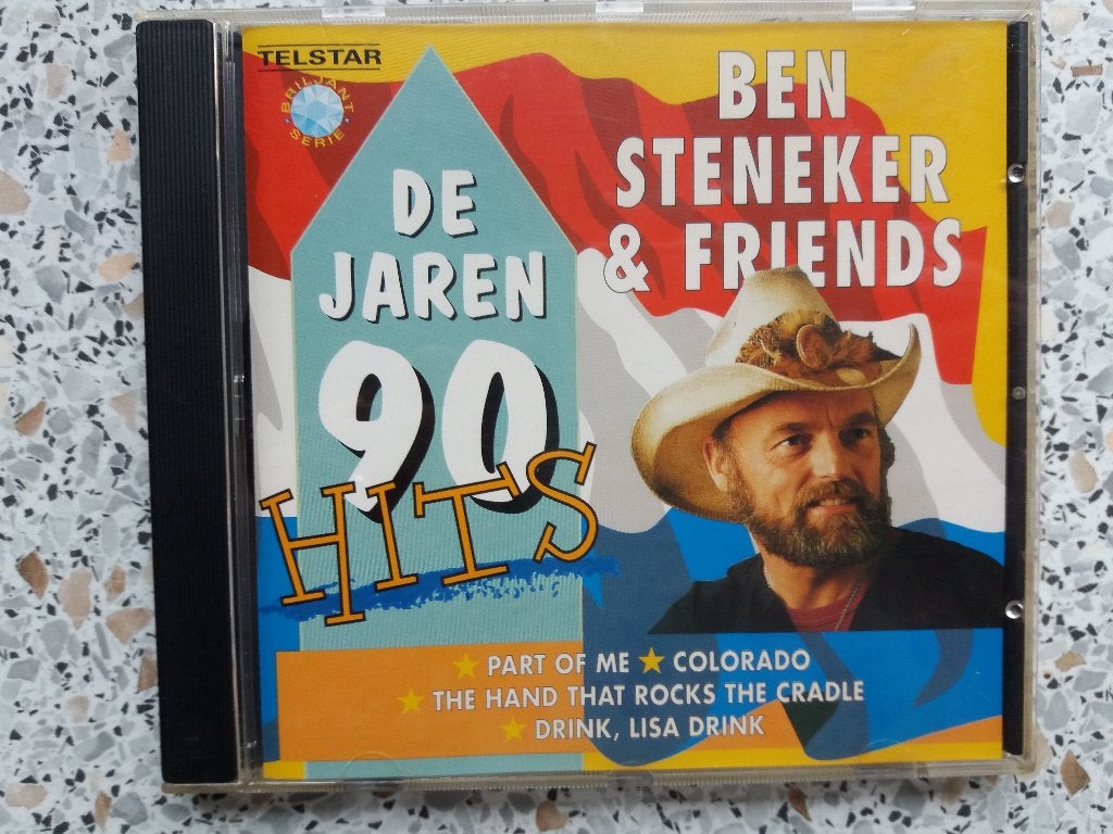 Een CD van Ben Steneker & Friends met "De jaren 90 Hits"., Pop, Ophalen of Verzenden, Zo goed als nieuw, Verzamelalbum