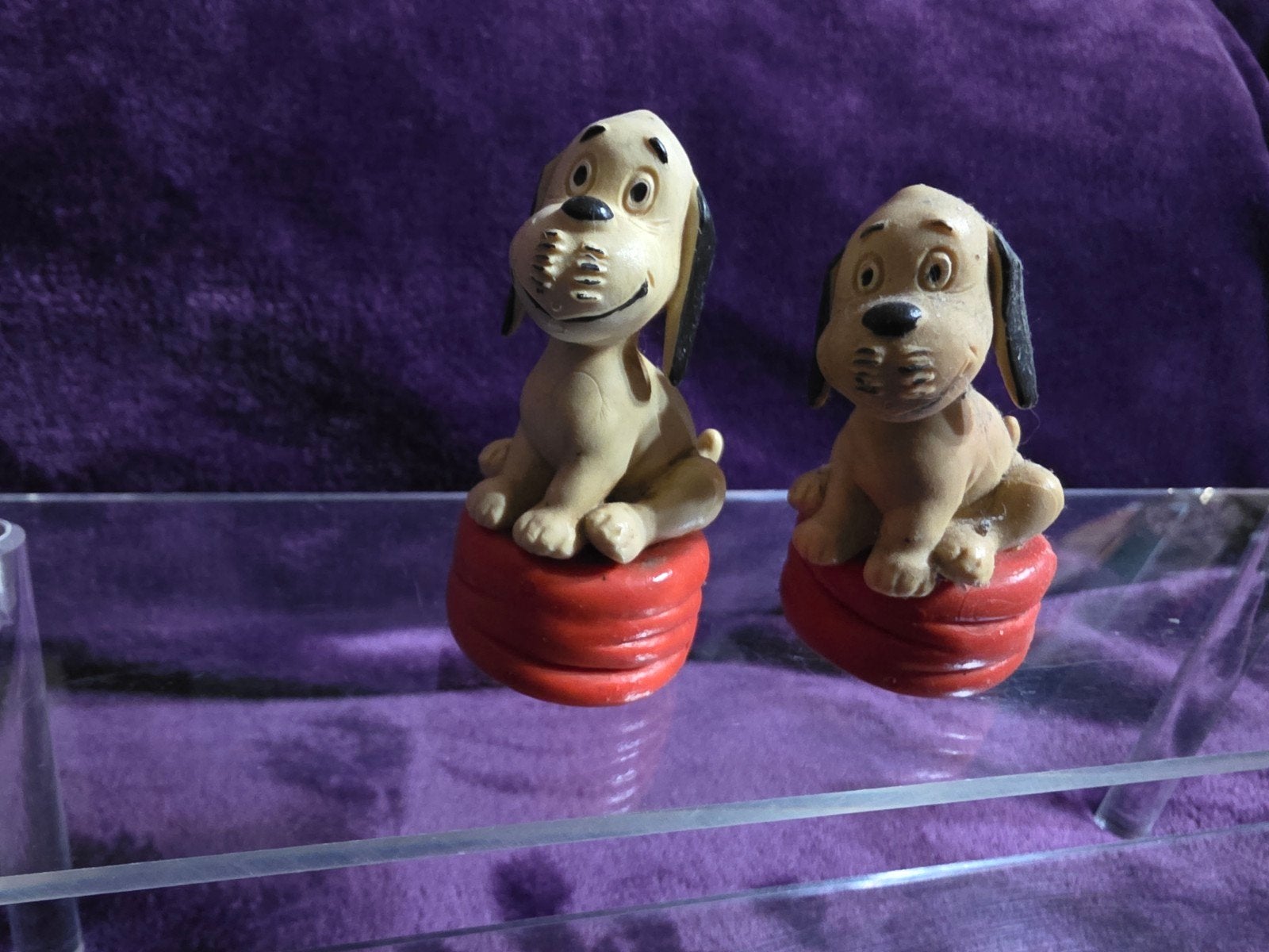 2 Schleich WUM figuren Loriot Aktion Sorgenkind honden, Ophalen of Verzenden, Gebruikt