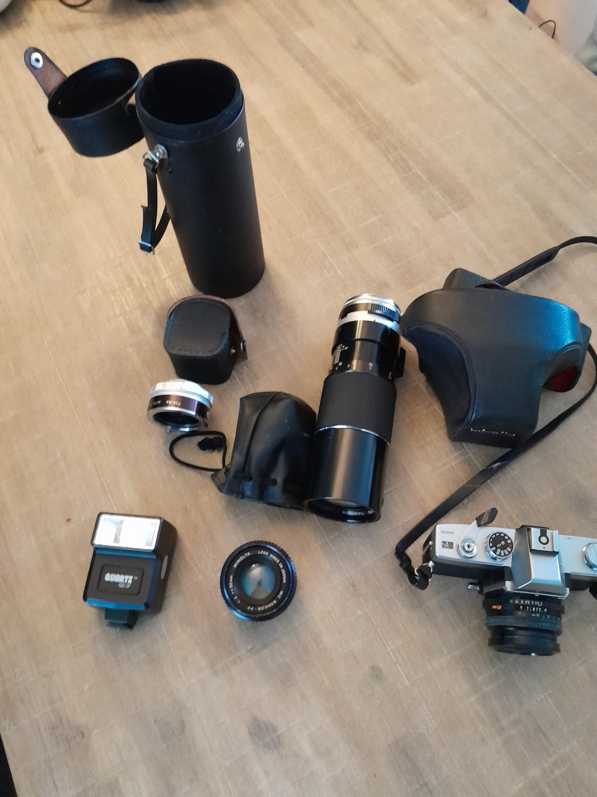 Minolta camera set, Ophalen, Gebruikt, Spiegelreflex, Minolta