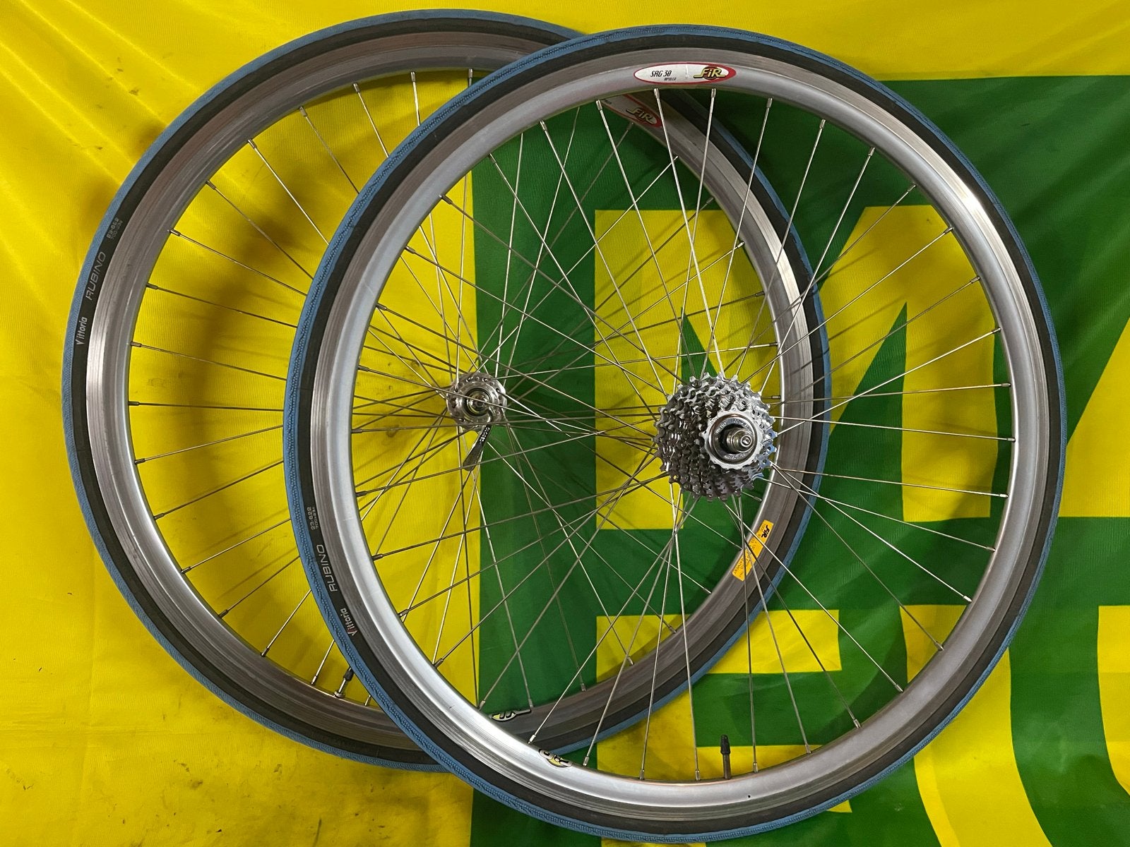 FIR SRG 30 Apollo Wielset met 9sp Campagnolo Veloce naven, Fietsen en Brommers, Fietsonderdelen, Wiel, Gebruikt, Verzenden, Aluminium