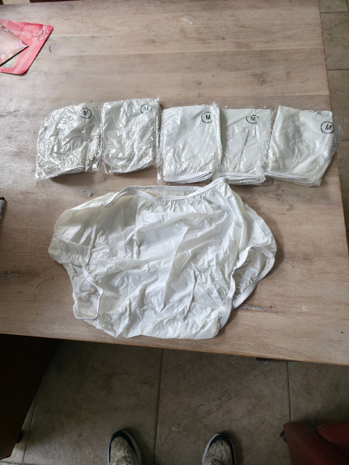 incontinentie pvc/ plastic broekjes maat medium nr 1, Ophalen of Verzenden, Nieuw