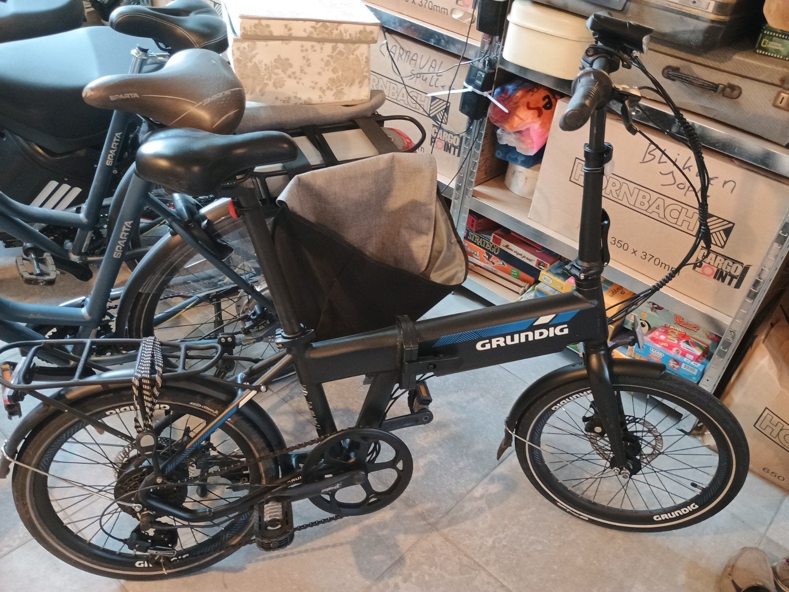 grundig elektrische vouwfiets, Ophalen, Zo goed als nieuw, 20 inch of meer