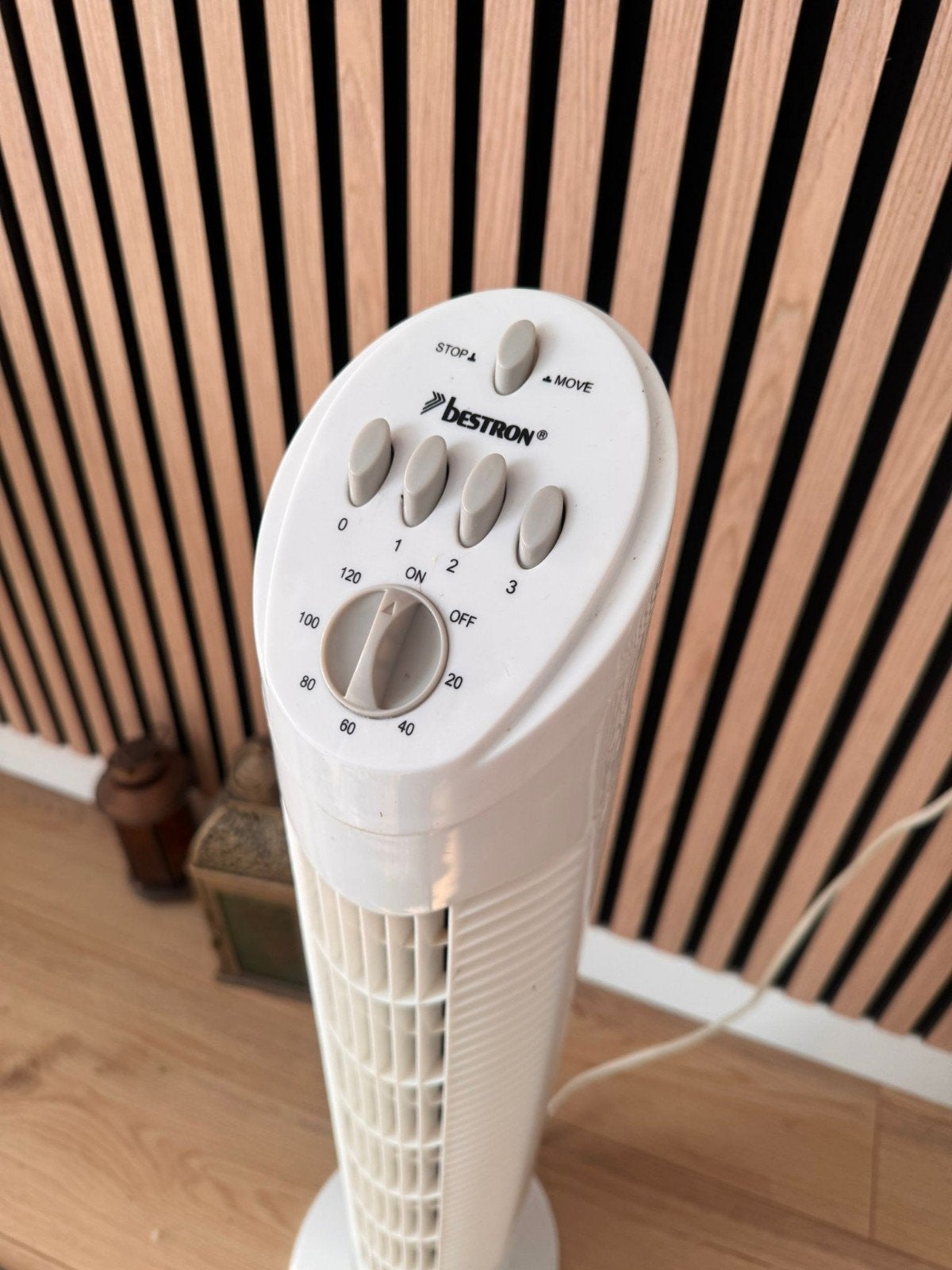 Bestron Torenventilator - Wit, 3 snelheden, Ophalen of Verzenden, Gebruikt, Torenventilator