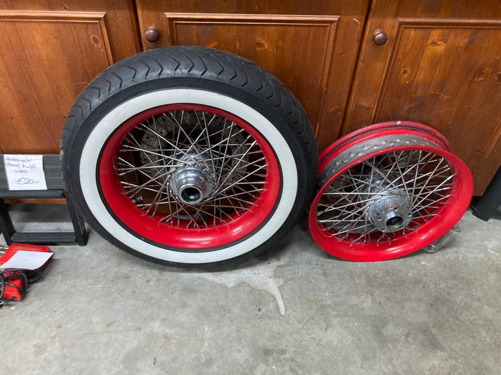 Softail EVO Shovelhead 60 spaaks wielen, Motoren, Ophalen