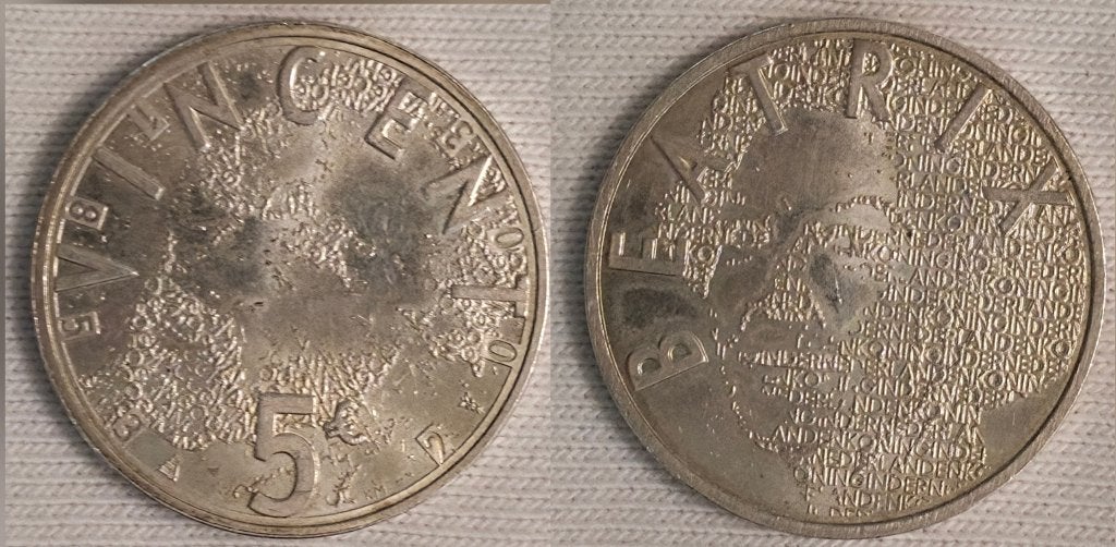 Nederland €5 – Van Gogh Vijfje – Zilver, Postzegels en Munten, Koningin Beatrix, Zilver, Euro's, Ophalen of Verzenden