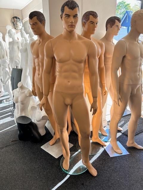 heren etalagepop paspop mannequin met gestileerd haar, ., Nieuw, Ophalen of Verzenden, .