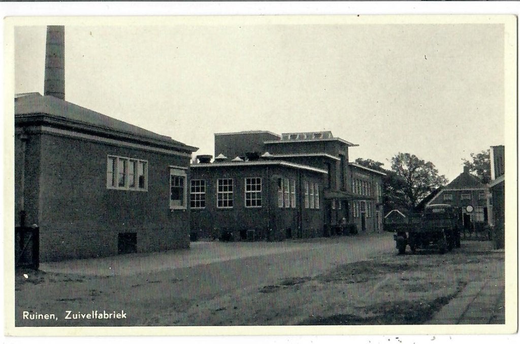 Ruinen, Zuivelfabriek, Verzamelen, Ansichtkaarten | Nederland, Verzenden, 1940 tot 1960, Ongelopen, Drenthe
