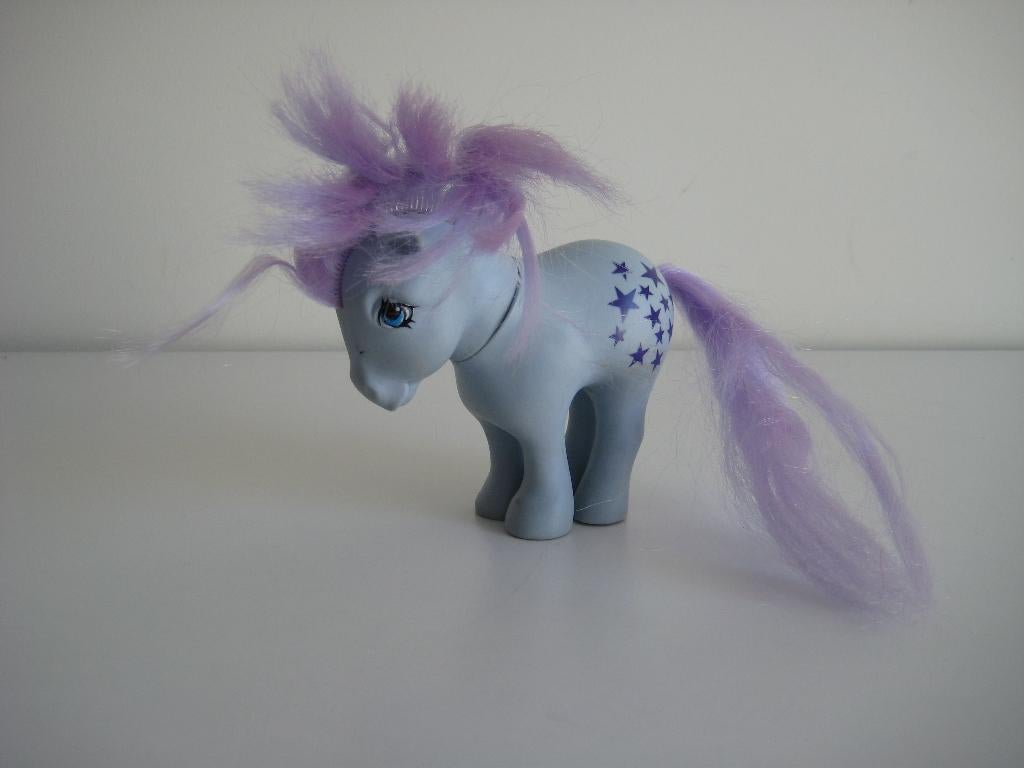 My Little Pony paars uit 1982 vintage, Ophalen of Verzenden, Gebruikt
