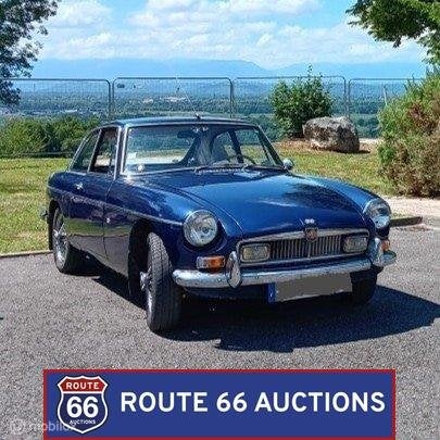 MG MGB GT | 1966 | Route 66 Auctions, Overige carrosserieën, Zwart, Bedrijf, Handgeschakeld