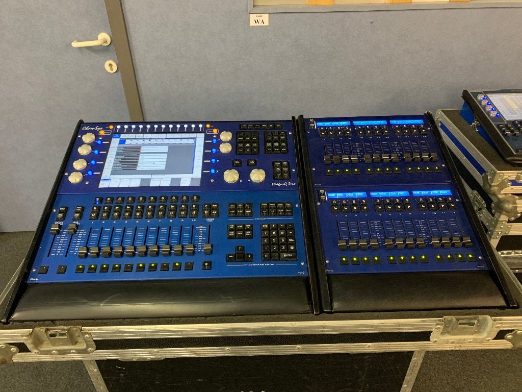 Chamsys MQ100 + Wing // Lichttafel, Muziek en Instrumenten, Ophalen, Zo goed als nieuw, Licht