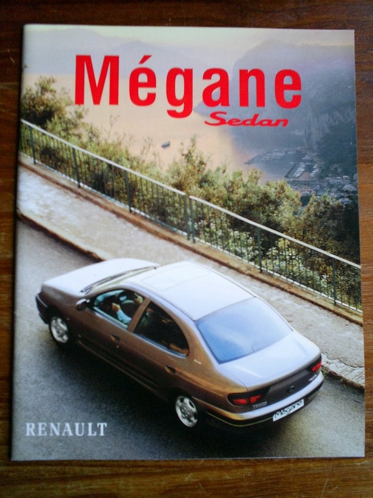 Renault Megane Sedan [ 11 / 1997 ] 42 pag., Ophalen of Verzenden, Zo goed als nieuw, Renault