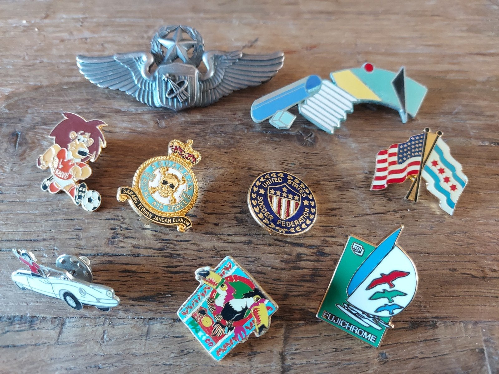 Mooie kavel vintage / retro speldjes (jaren 80/90), Ophalen of Verzenden, Zo goed als nieuw, Speldje of Pin