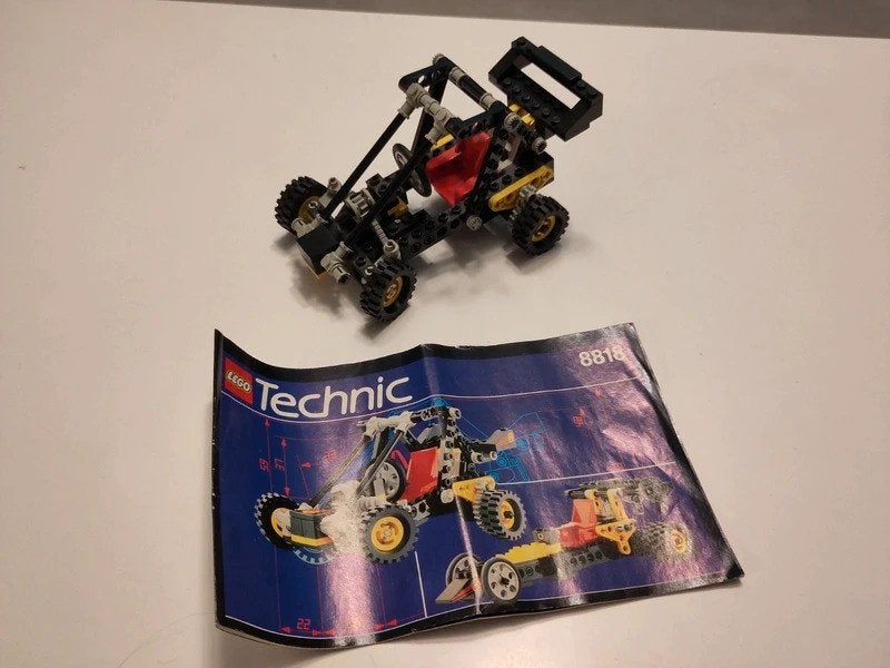 Lego Technic 8818 - Baja Blaster / Desert Racer (1993), Gebruikt, Lego, Compleet, Ophalen of Verzenden