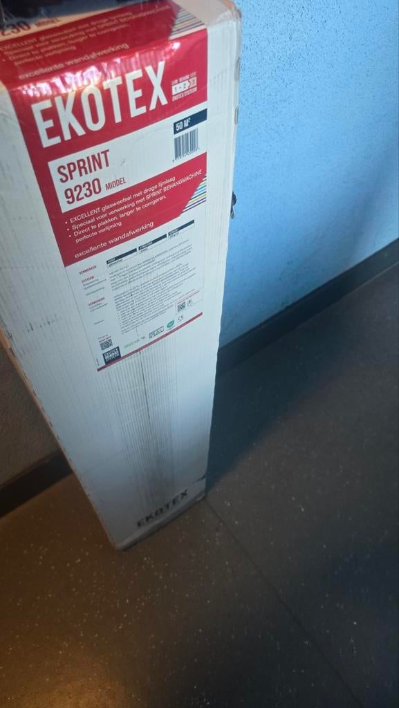 Ekotex Sprint 9230 Middel Glasweefsel Behang 50m", Ophalen of Verzenden