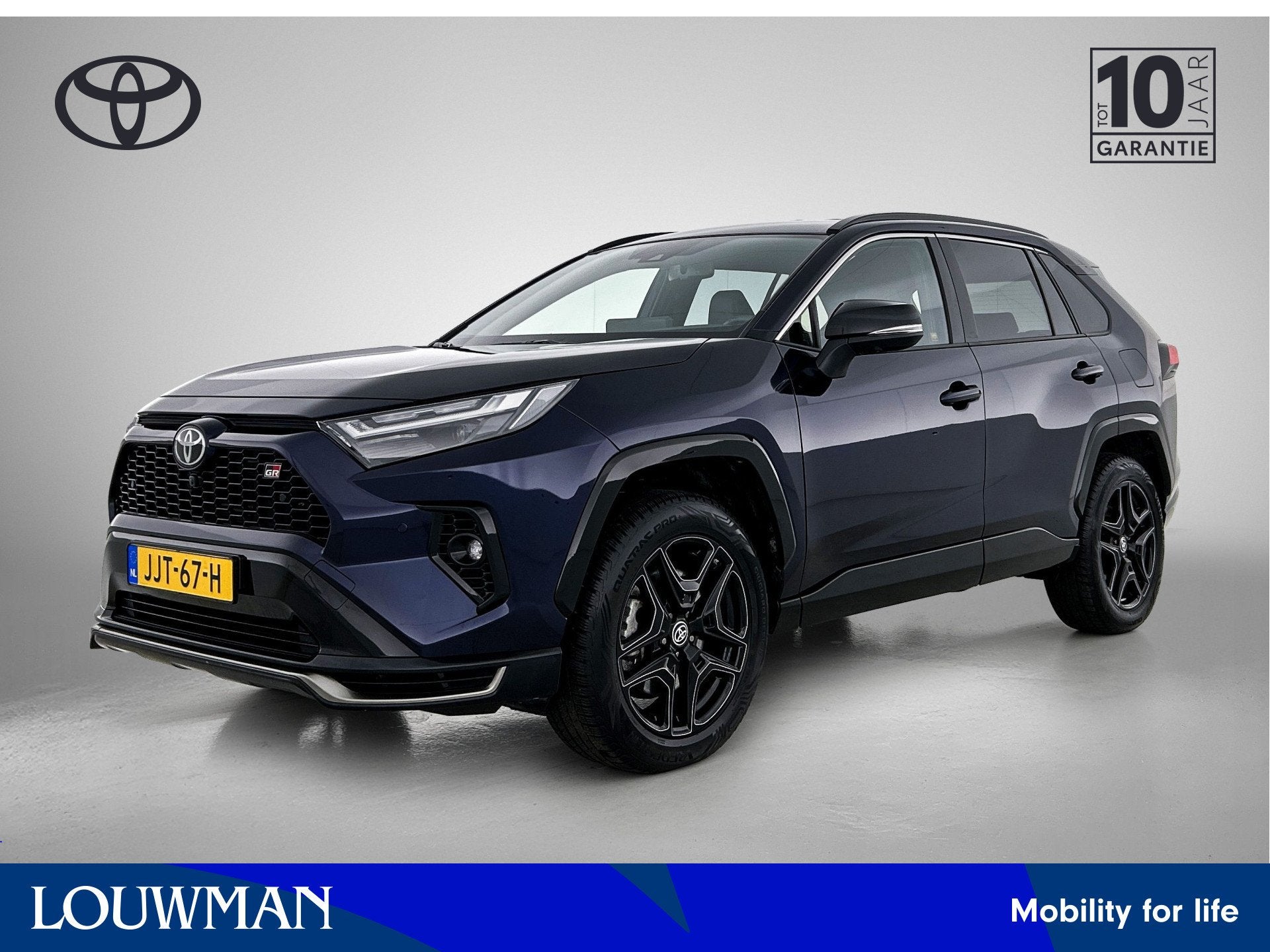 Toyota RAV4 2.5 Plug-in Hybrid AWD 306 pk Automaat GR SPORT, Automaat, Gebruikt, 4 cilinders, Blauw