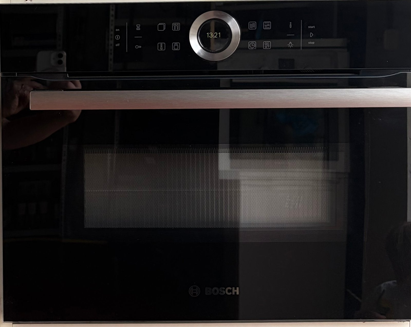 Bosch Inbouw Combi-Magnetron/Oven CMG633BB1/91, Ophalen, 45 tot 50 cm, Bosch, Inbouw