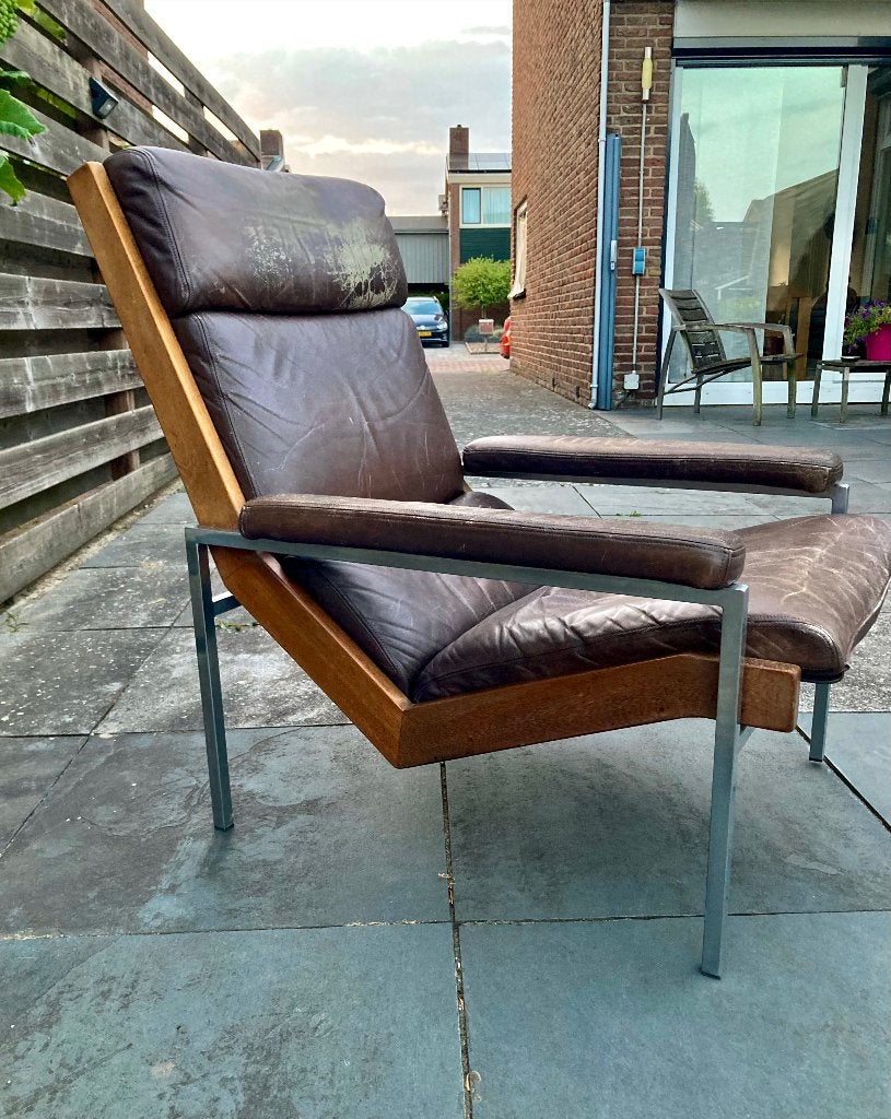Te koop: Lotus voor Gelderland vintage fauteuil, Huis en Inrichting, Fauteuils, Ophalen, Midcentury Dutch Design, Gebruikt, 75 tot 100 cm