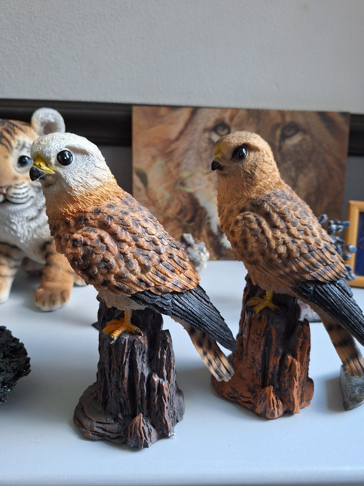 2 mooie vogelbeeldjes, Ophalen, Zo goed als nieuw, Dier