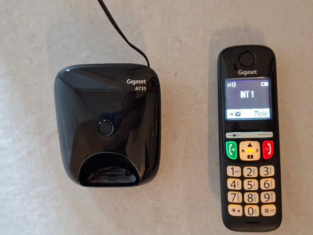 Nieuwe senioren dect telefoon, Ophalen, Nieuw, 1 handset, Stralingsarm