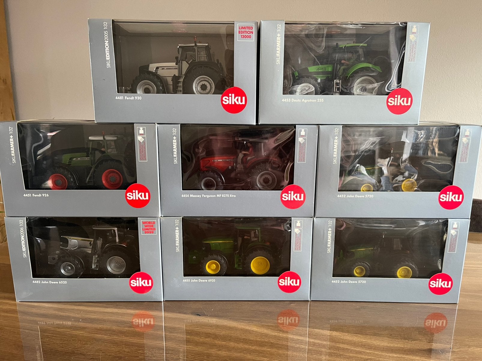 Partij Siku Farmer Plus tractors Fendt John Deere MF Nieuw, Ophalen of Verzenden, Nieuw, Tractor of Landbouw, SIKU