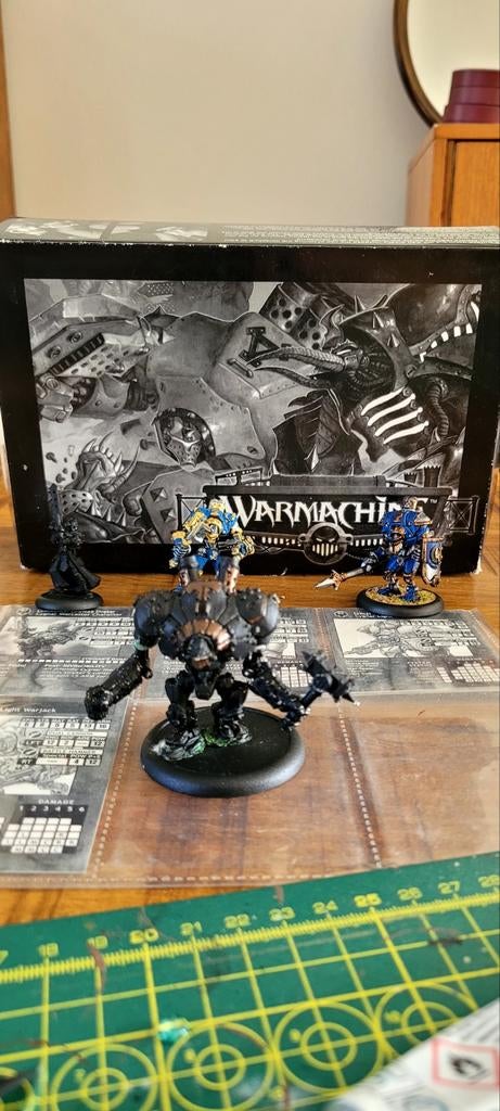 Warmachine Originele Cygnar starterset, Met verf, Gebruikt, Figuurtje(s), Overige soorten