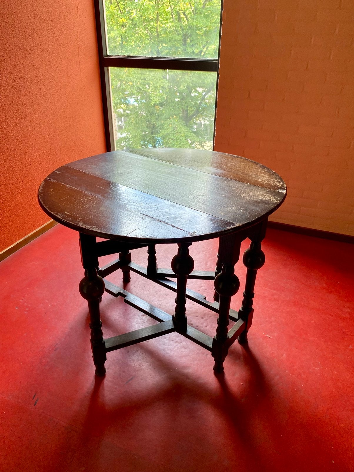 Antieke hangoortafel te koop in Amsterdam., Antiek en Kunst, Antiek | Meubels | Tafels, Ophalen