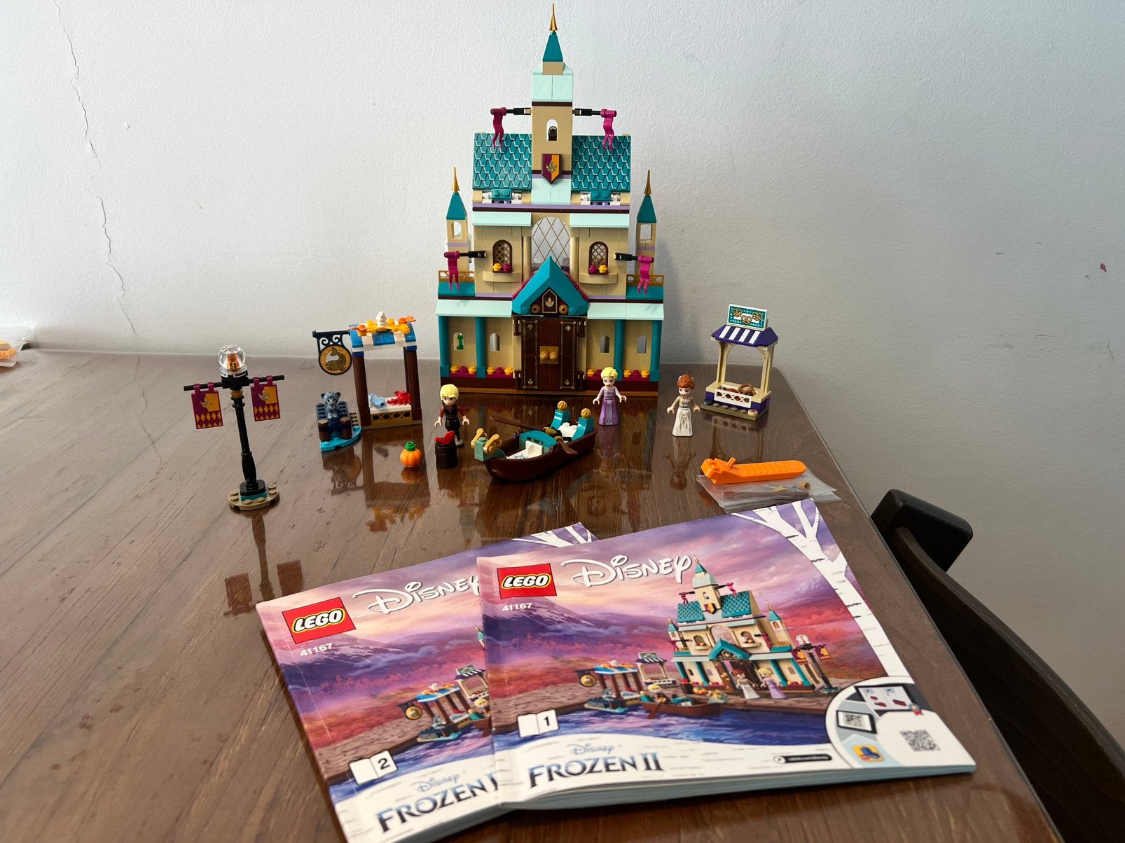 LEGO Disney Frozen II Arendelle Kasteel set 41167, Lego, Ophalen of Verzenden, Zo goed als nieuw, Compleet