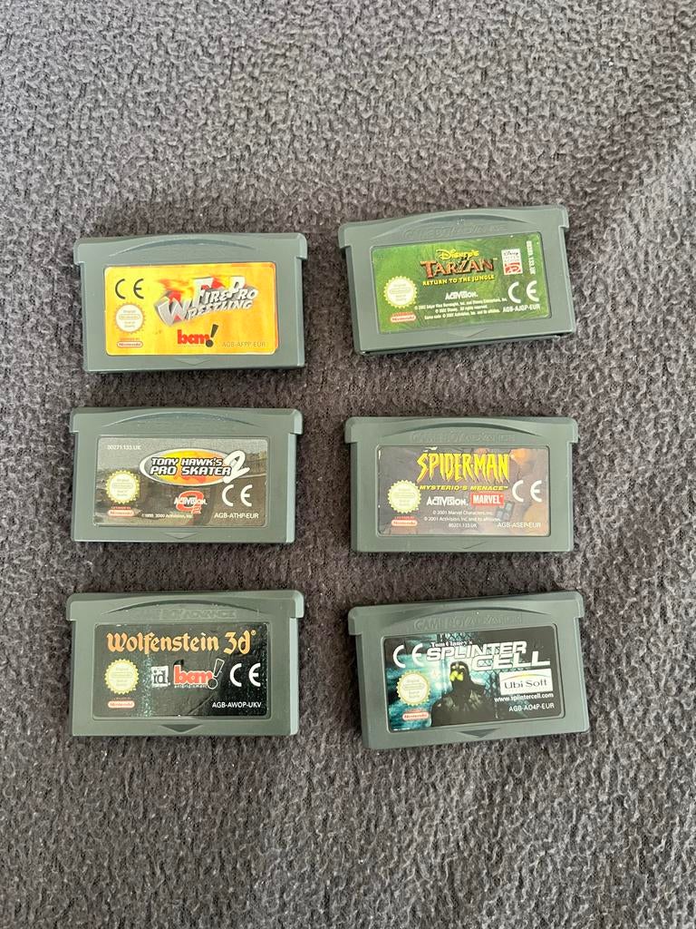 Gameboy Advance Games - Diverse Titels, Spelcomputers en Games, Games | Nintendo Game Boy, Gebruikt, Overige genres, 1 speler
