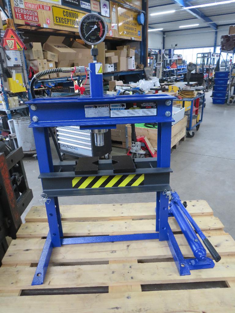 Werkplaatspers tafelmodel 12 ton Lagerpers nieuw, Mammuth.com, Nieuw, Ophalen of Verzenden, Zandhaarweg