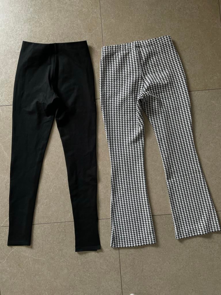 2 leggings maat M, costes en yu & me, Legging, Zwart, Maat 40/42 (M), Ophalen of Verzenden