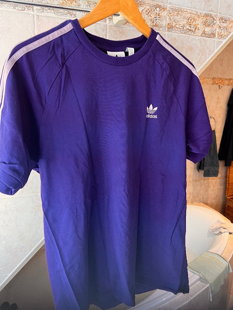 Adidas T-Shirt, Kleding | Heren, Maat 48/50 (M), Paars, Ophalen of Verzenden, Adidas