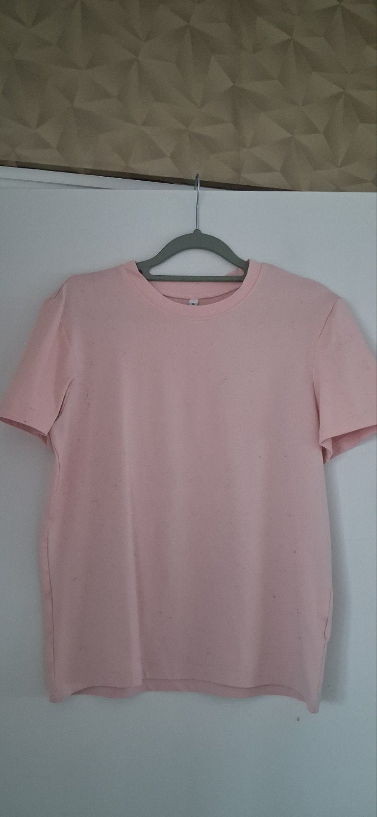 Lichtroze Shein T-shirt met korte mouwen en print, Ophalen of Verzenden, Korte mouw, Roze, Maat 34 (XS) of kleiner