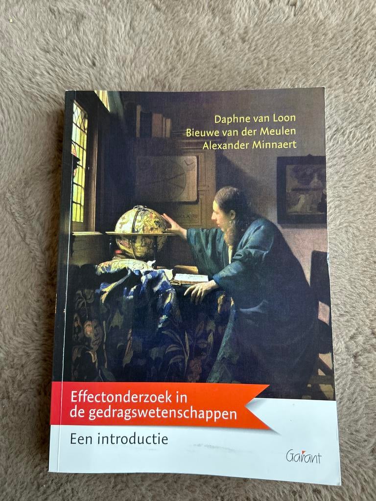 Effectonderzoek in de gedragswetenschappen, Ophalen of Verzenden, Gamma, Zo goed als nieuw, HBO
