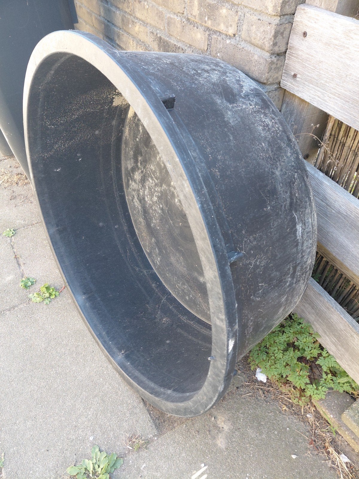 Ronde vijverbak - waterdicht - ca. 1 meter doorsnee, Tuin en Terras, Vijvers, Ophalen, Gebruikt