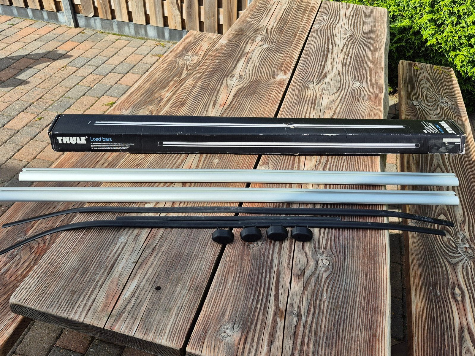 Thule 862 Loadbar/Wingbar 135cm aluminium dakdrager NIEUW!, Auto diversen, Dakdragers, Nieuw, Ophalen
