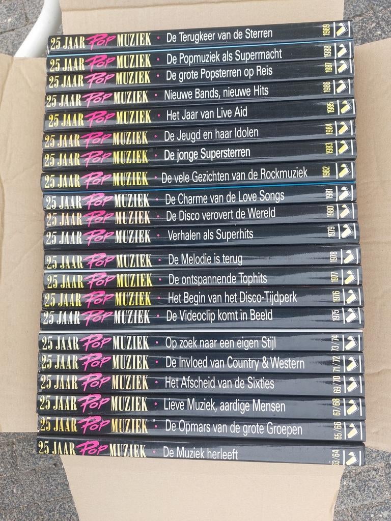 25 Jaar PopMuziek Collectie - Boeken, Cd's en Dvd's, Cd's | Pop, Gebruikt, Ophalen of Verzenden