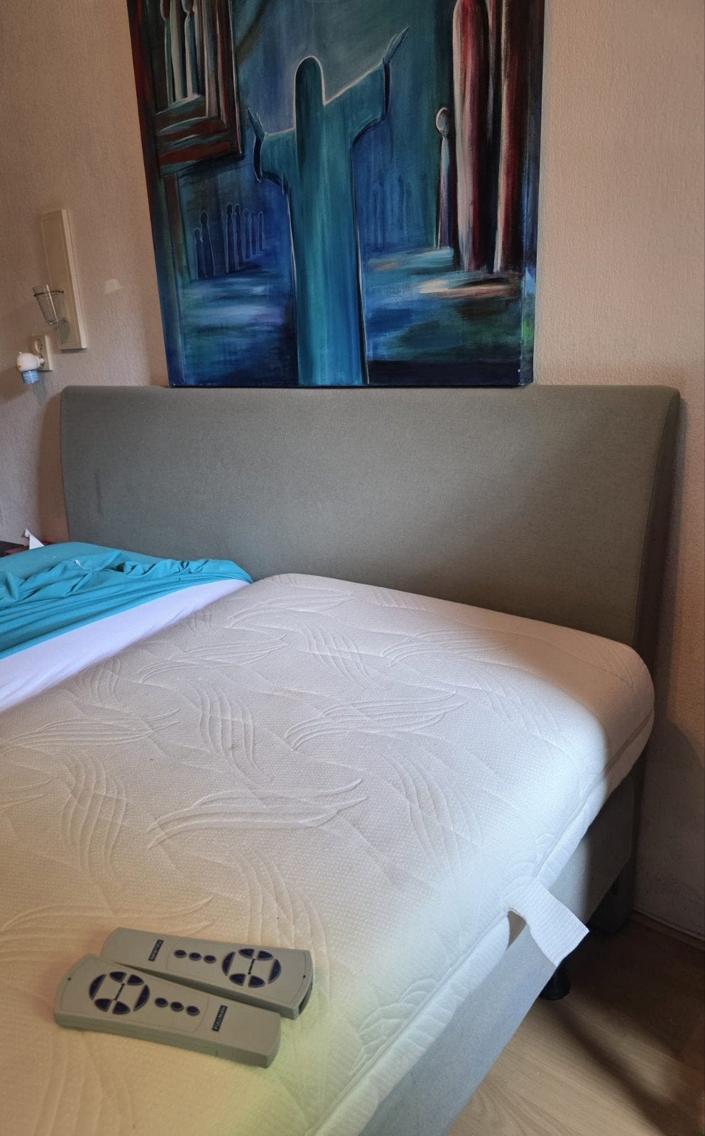 Pullman boxspring bed, met draadloze afstandsbedienin, Ophalen