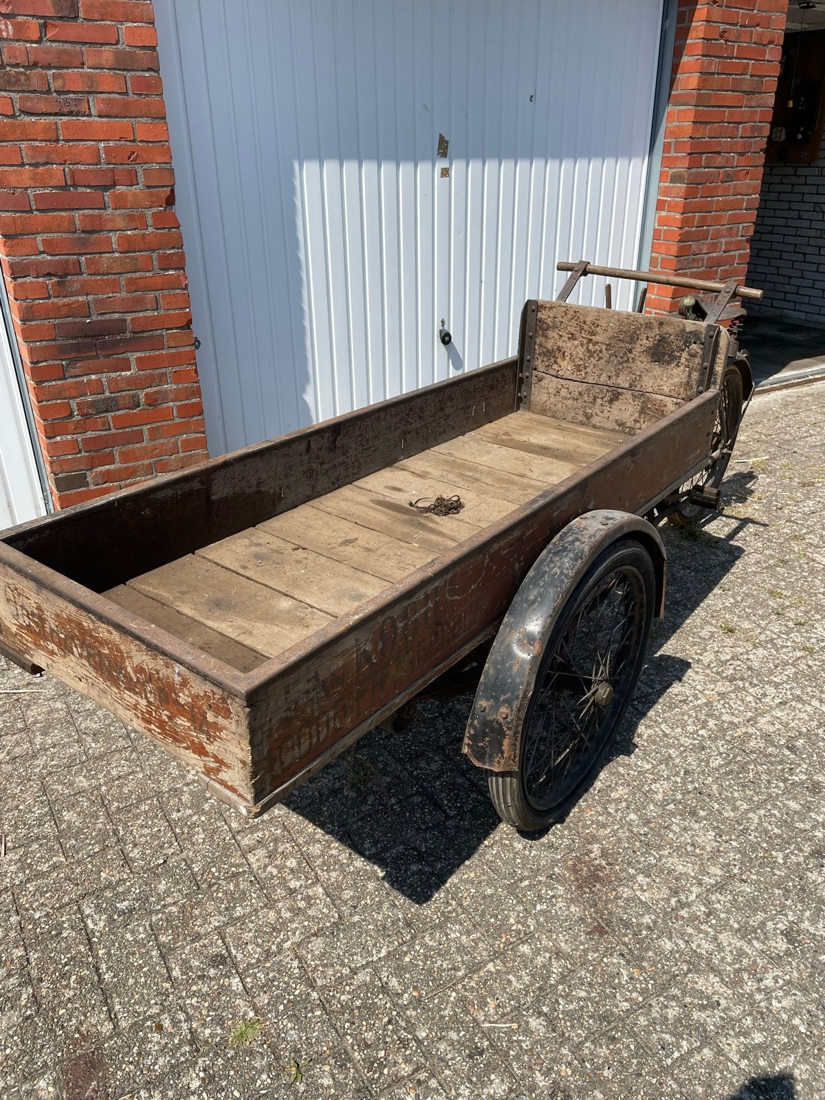Antieke Pastor bakfiets (Amsterdam) - Technisch goed, Ophalen, Gebruikt, Goederen, Overige merken
