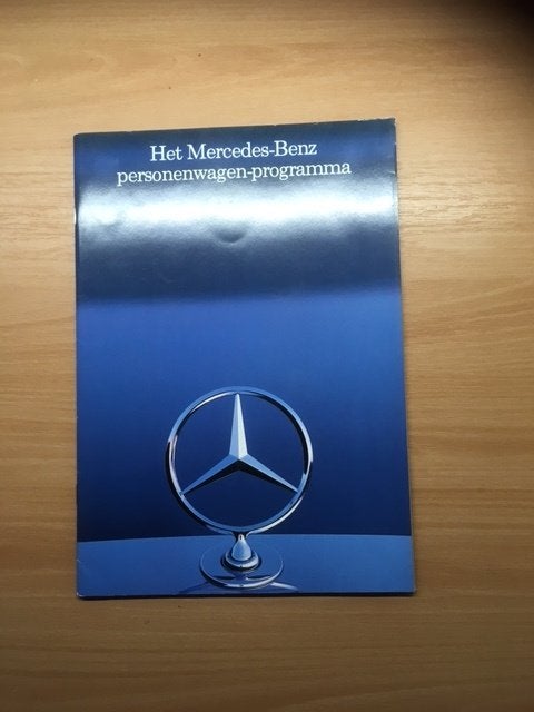 Mercedes-Benz personenwagen-programma 06-1986   NL, Ophalen of Verzenden, Zo goed als nieuw, Mercedes